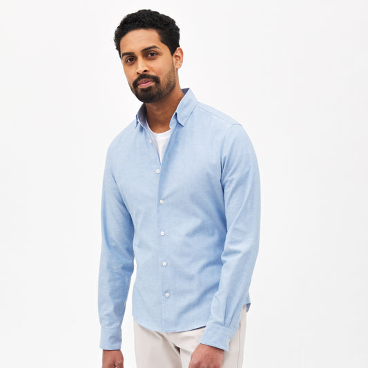 Somelos Blue Chambray Custom Shirt