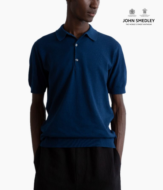 Adrian Indigo Polo Shirt
