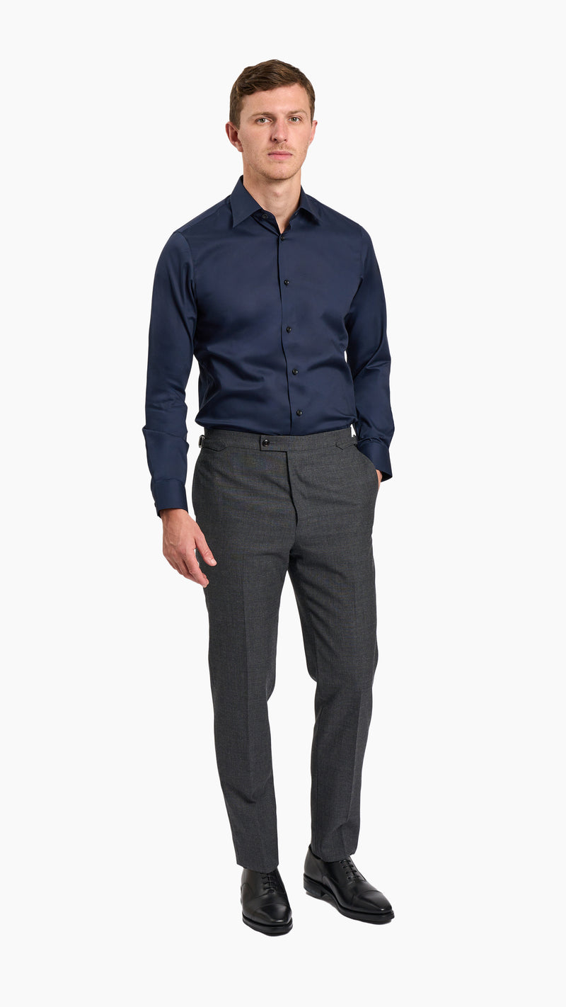 Navy Cotton Shirt