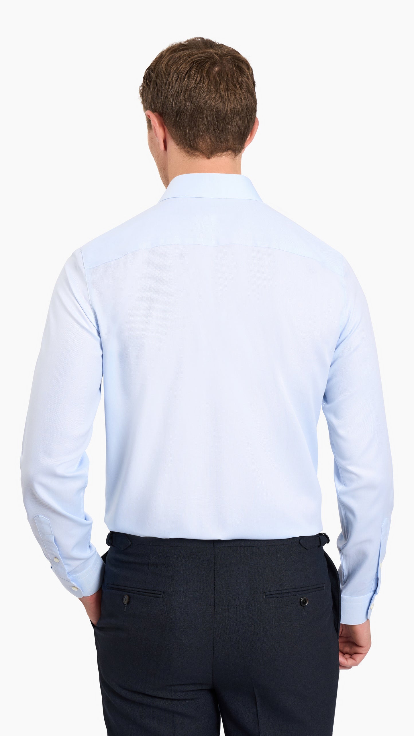 Weba Light Blue Oxford Easy Iron Custom Shirt