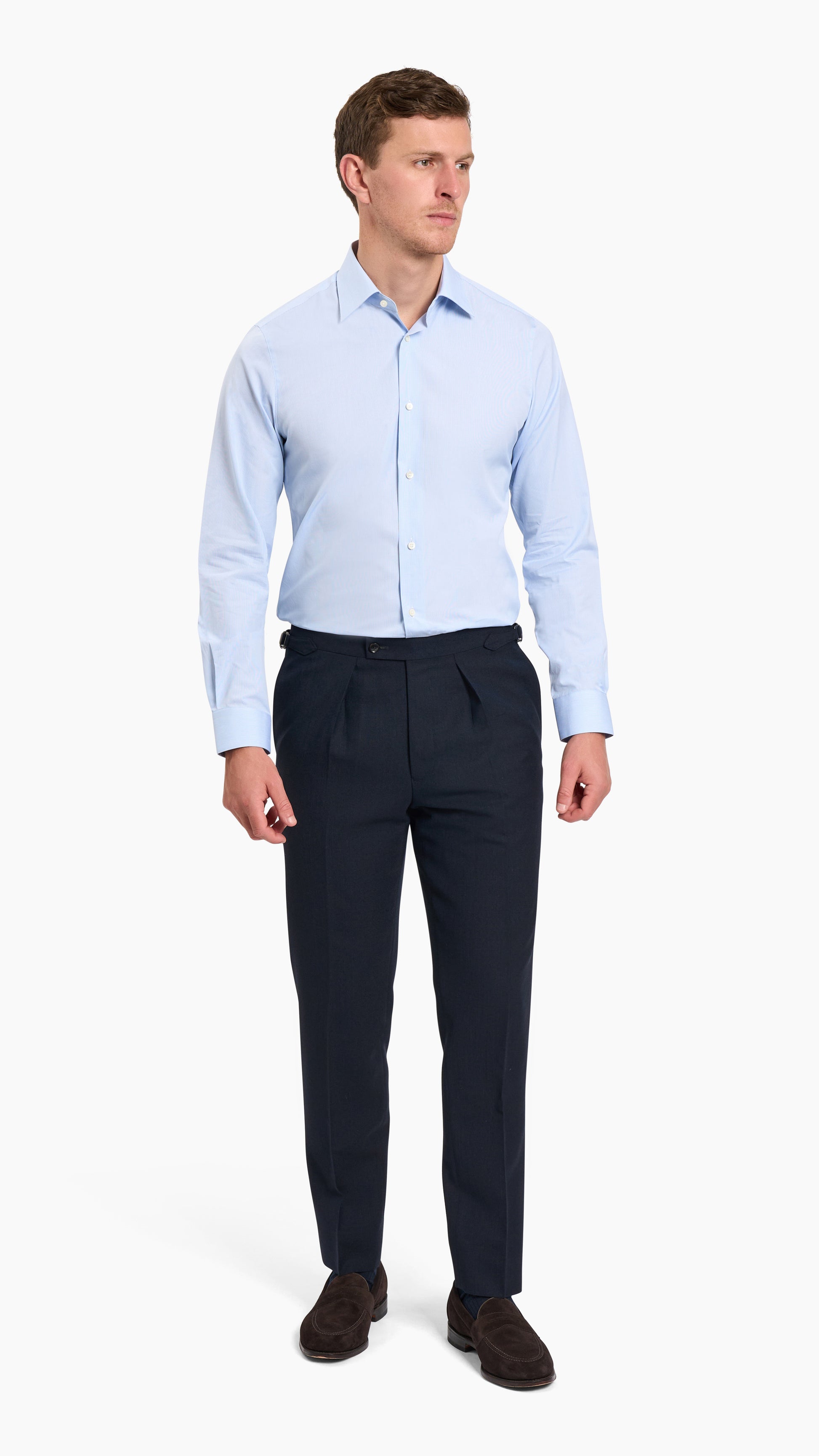Blue Ready-To-Wear Traveller Shirt