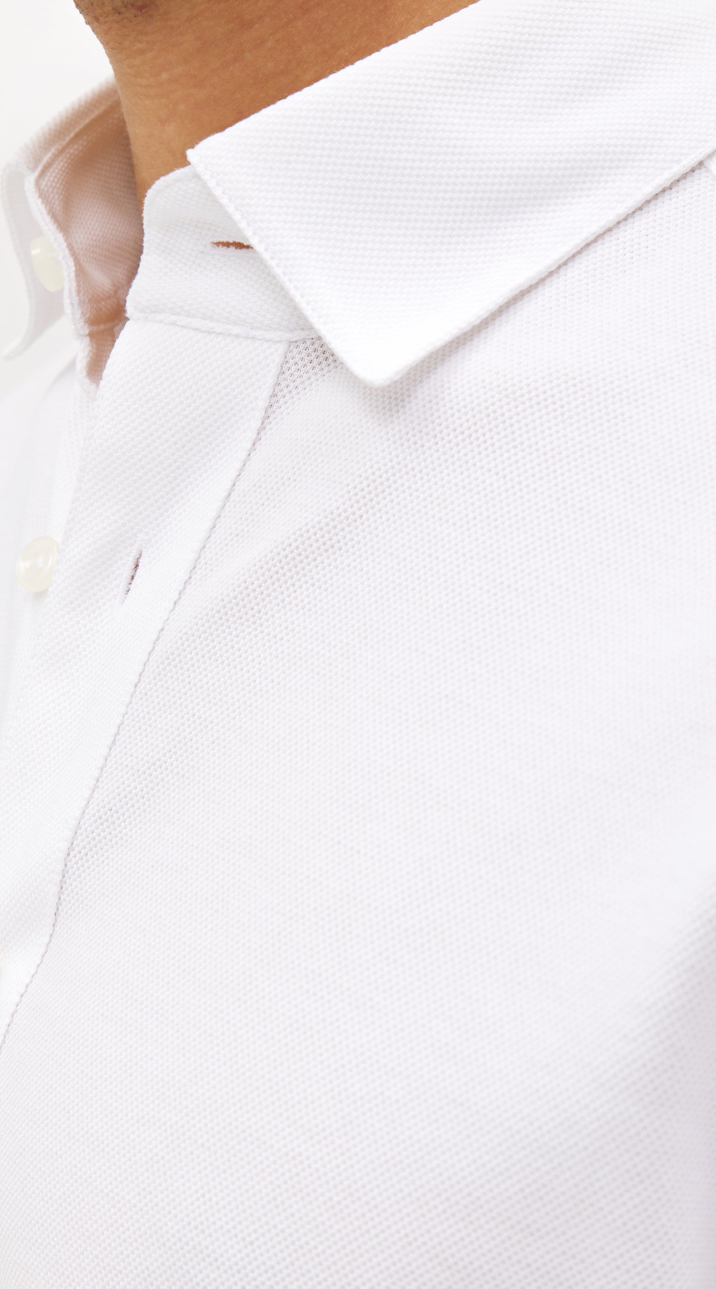 White Pique Custom Shirt
