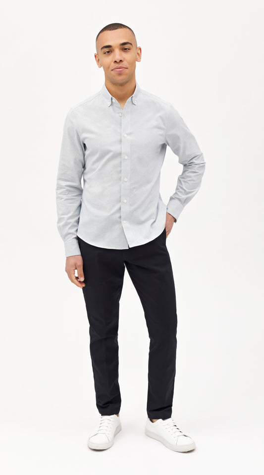 Somelos Blue Hairline Stripe Custom Shirt