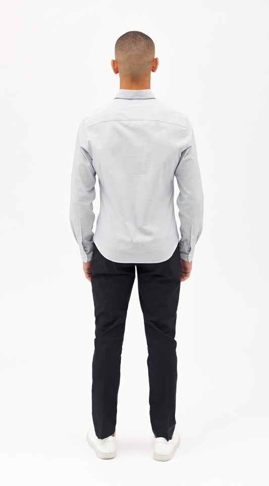 Somelos Blue Hairline Stripe Custom Shirt