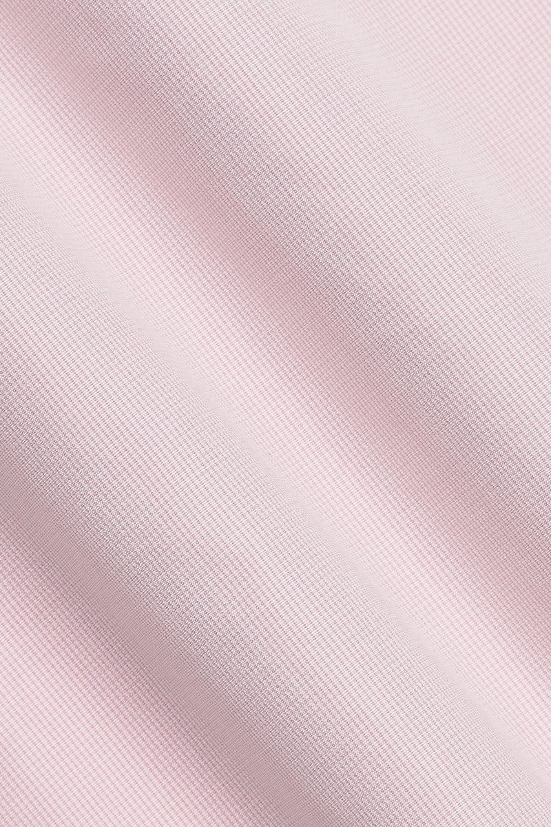 Canclini Pink Microcheck Custom Shirt