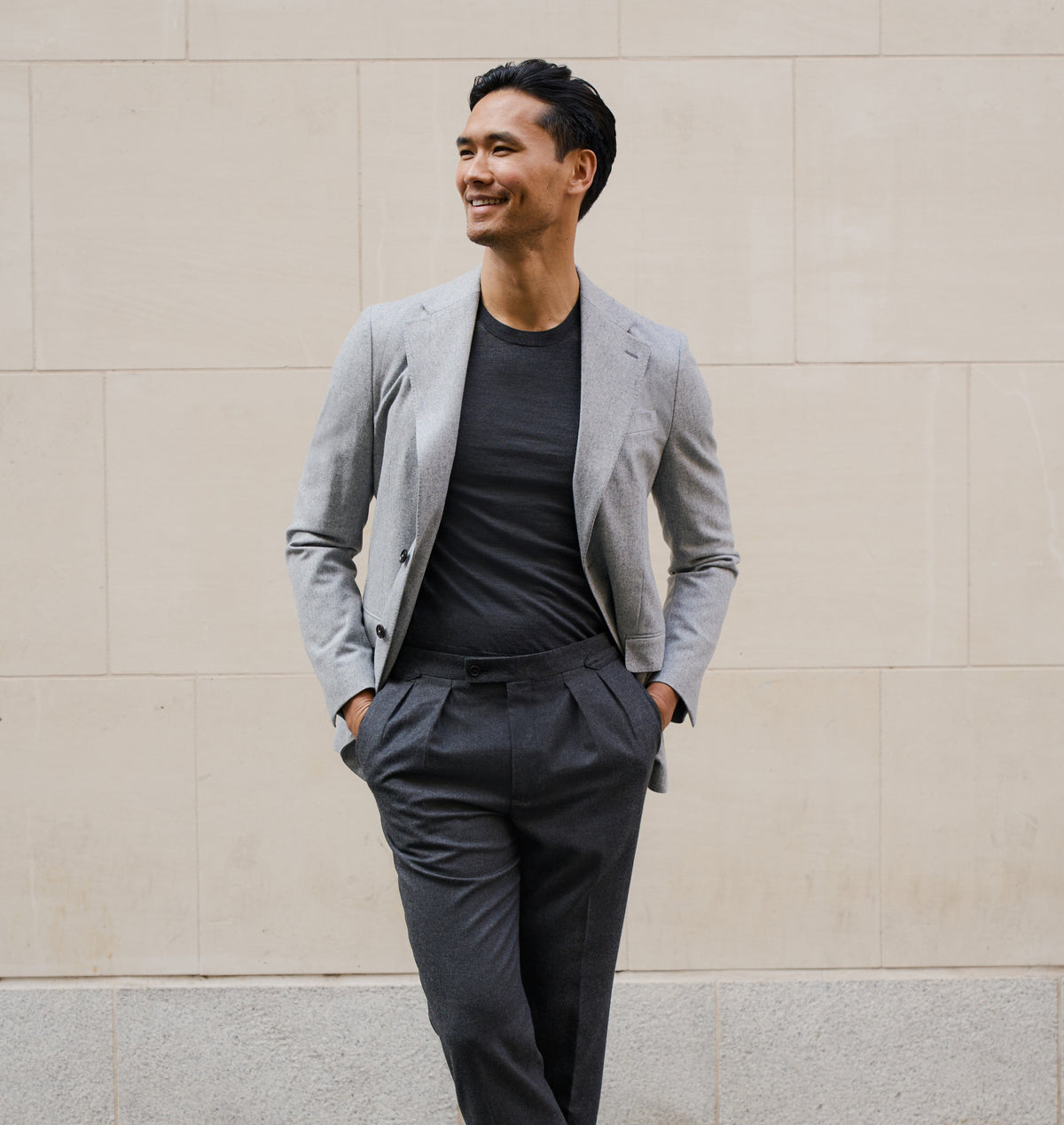 Holland & Sherry Airesco suit with extra trousers