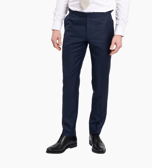 Australis Azul Blue Suit Trouser with Loro Piana Fabric
