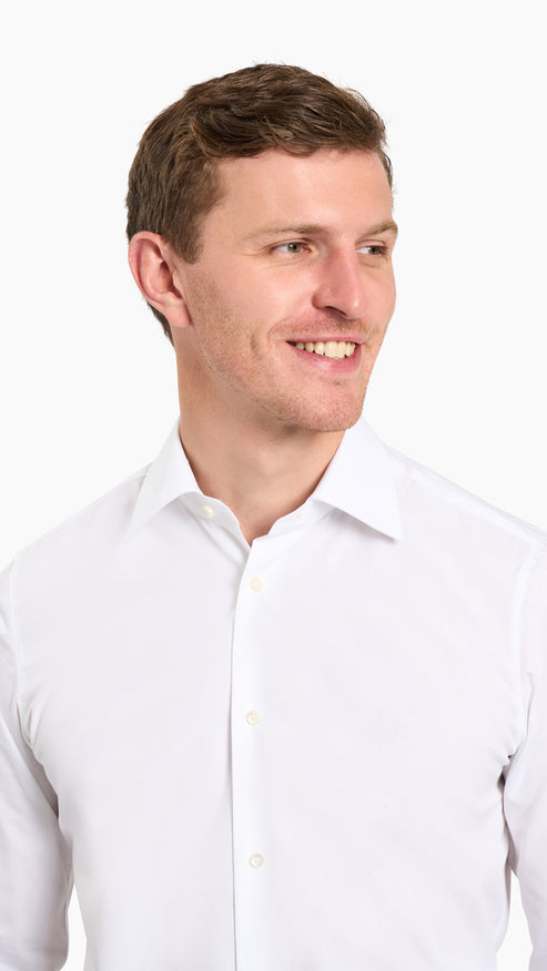 White Easy Iron Essentials Custom Shirt - Shirt