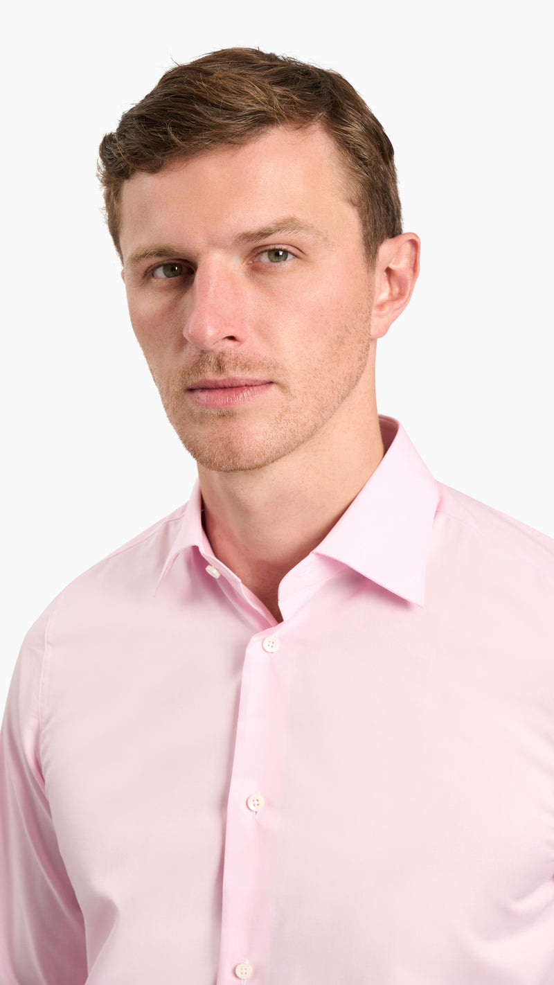 Pink Easy Iron Essentials Custom Shirt - Shirt