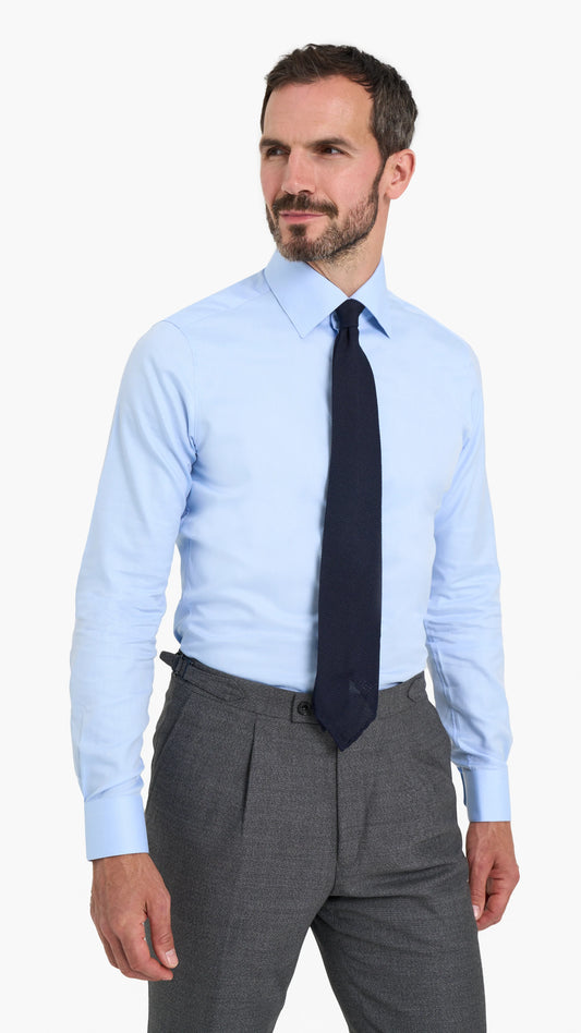 Blue Easy Iron Essentials Custom Shirt