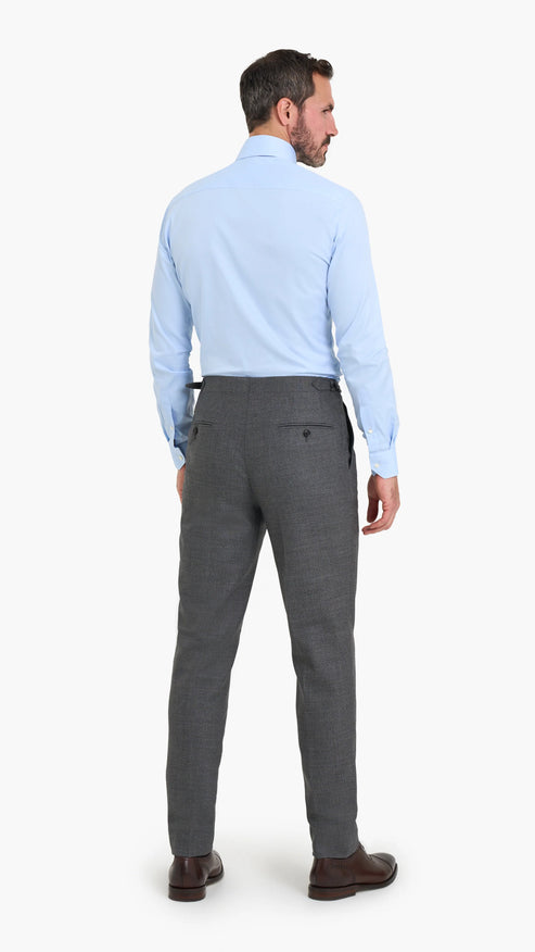 Blue Easy Iron Essentials Custom Shirt - Shirt