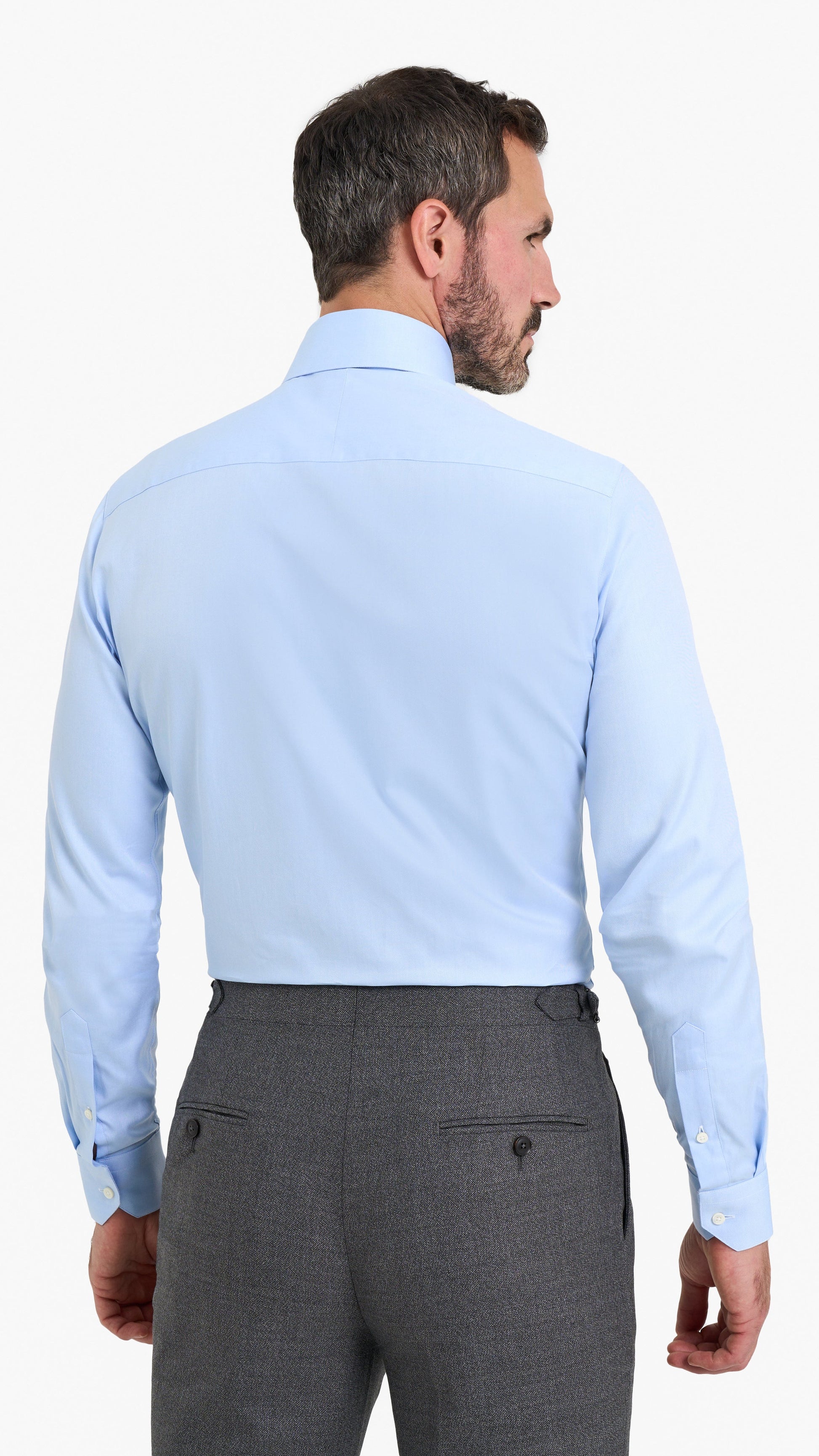 Blue Easy Iron Essentials Custom Shirt - Shirt