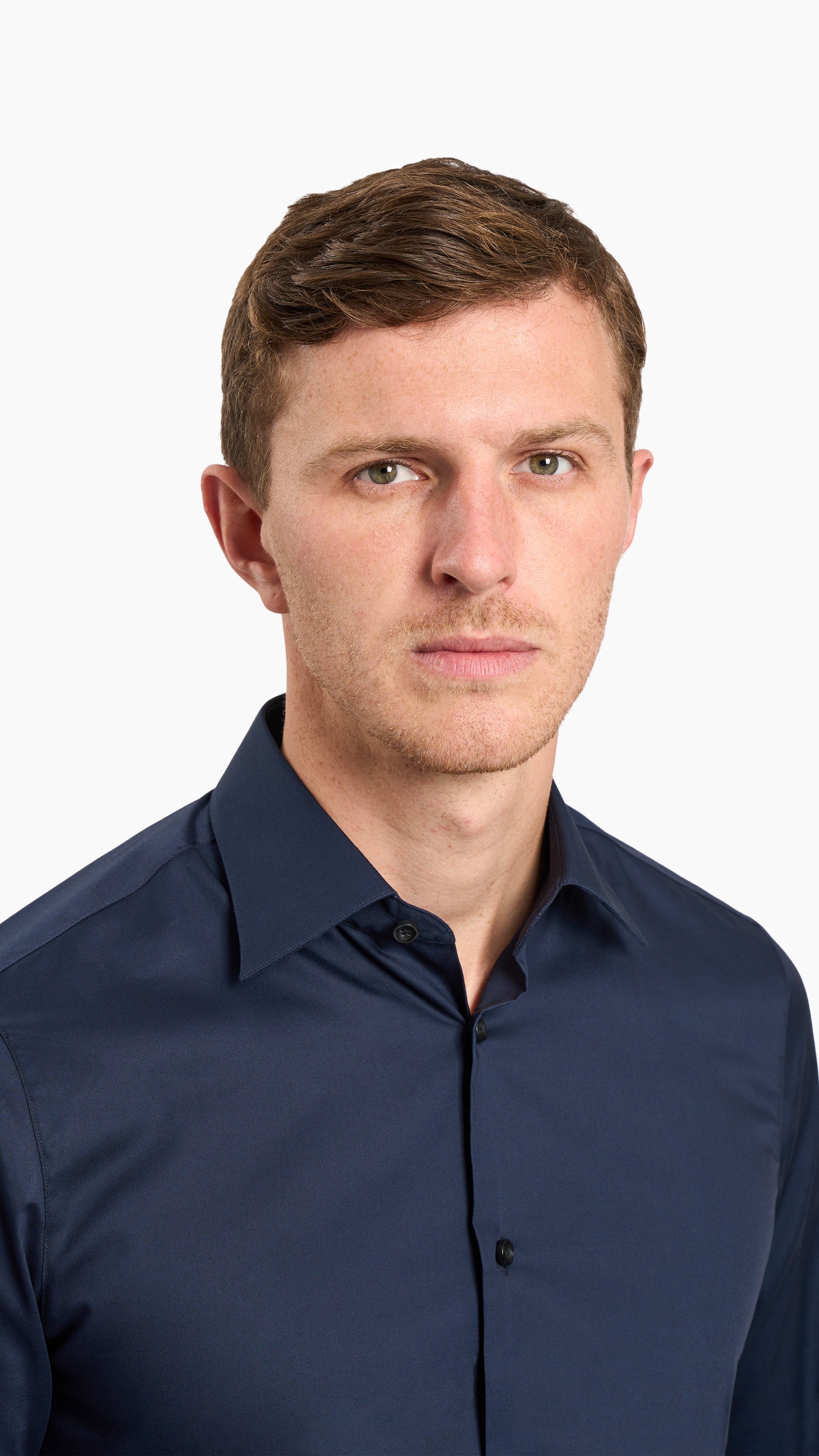 Navy Plain Custom Shirt - Shirt