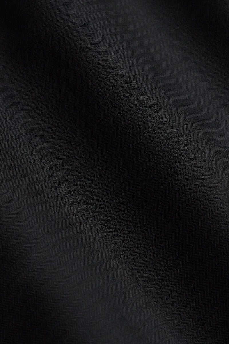Black Herringbone Custom Morning Coat
