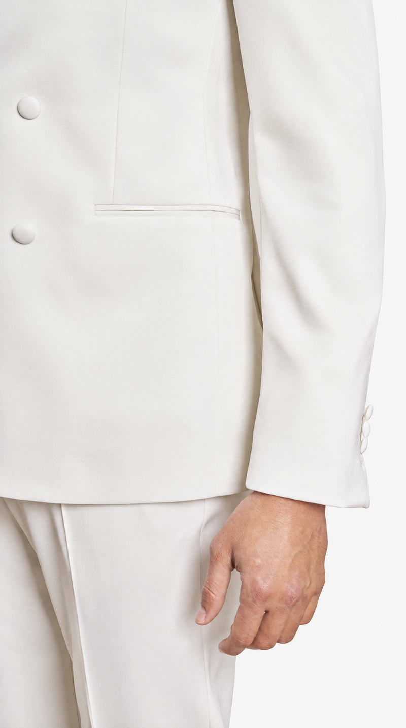 Dormeuil Ivory Dinner Custom Suit