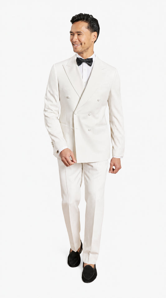 Dormeuil Ivory Dinner Custom Suit