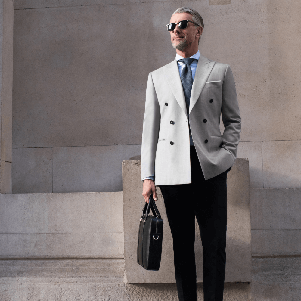 Mens designer 2025 double breasted suits