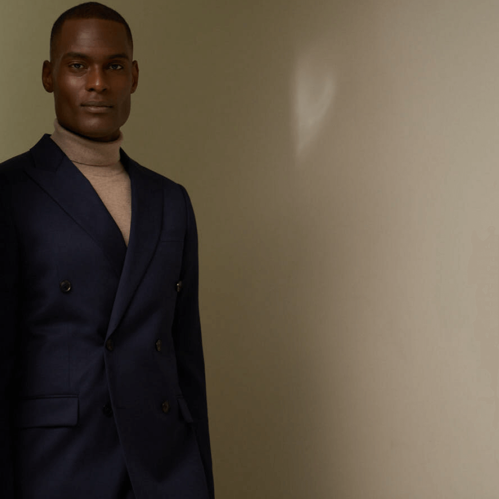 Double breasted sales suit and waistcoat