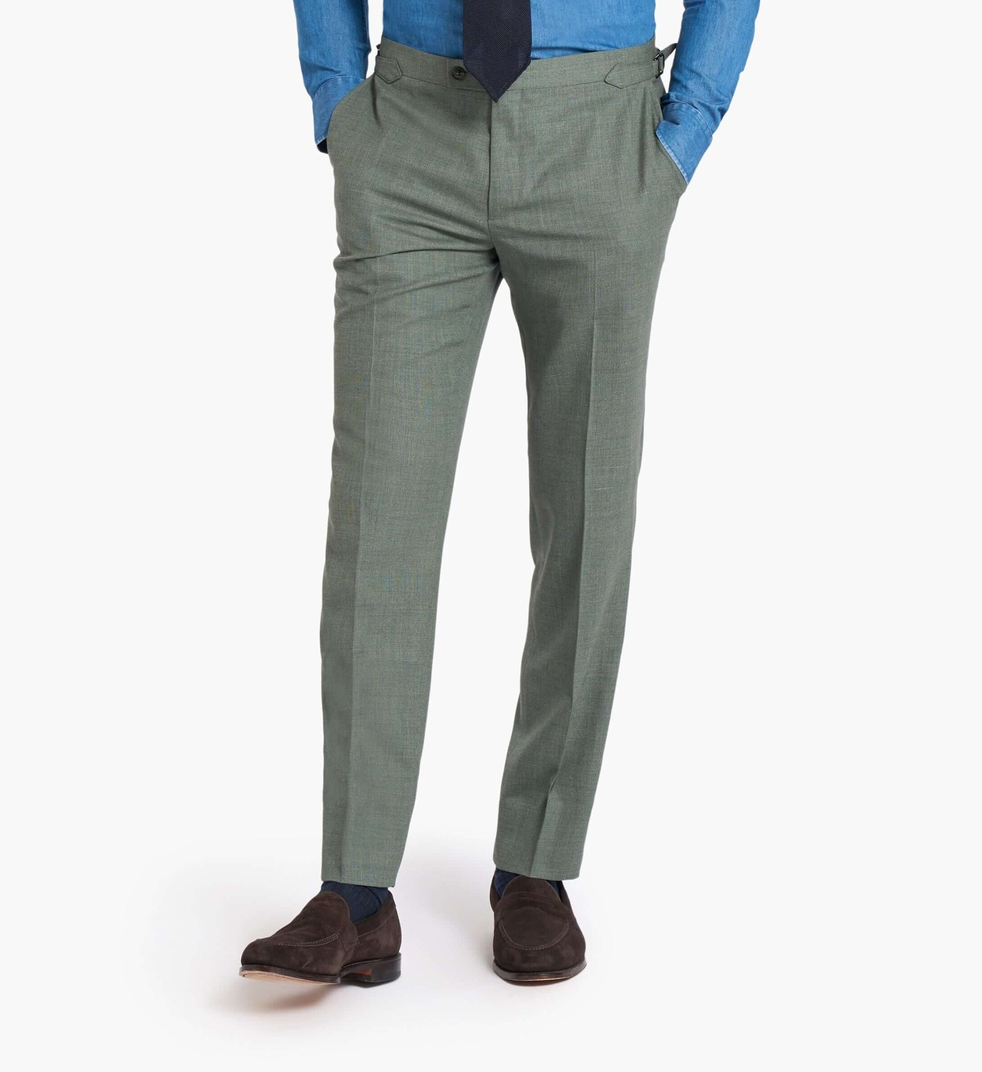 Loro Piana Sage Green Custom Trouser