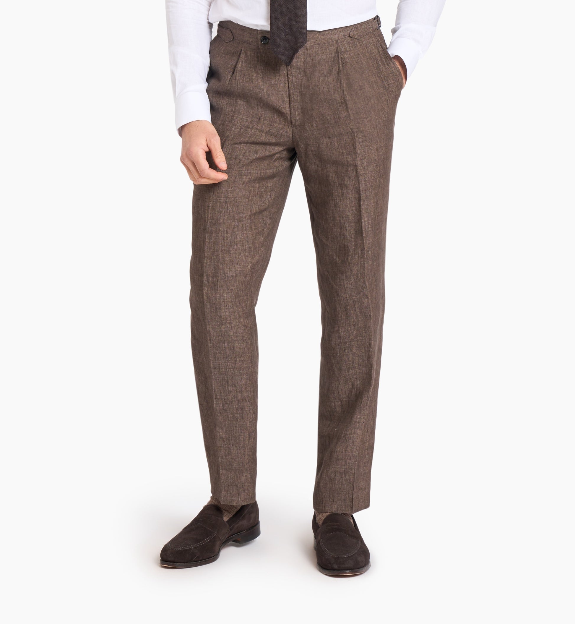Scabal Brown Custom Trouser