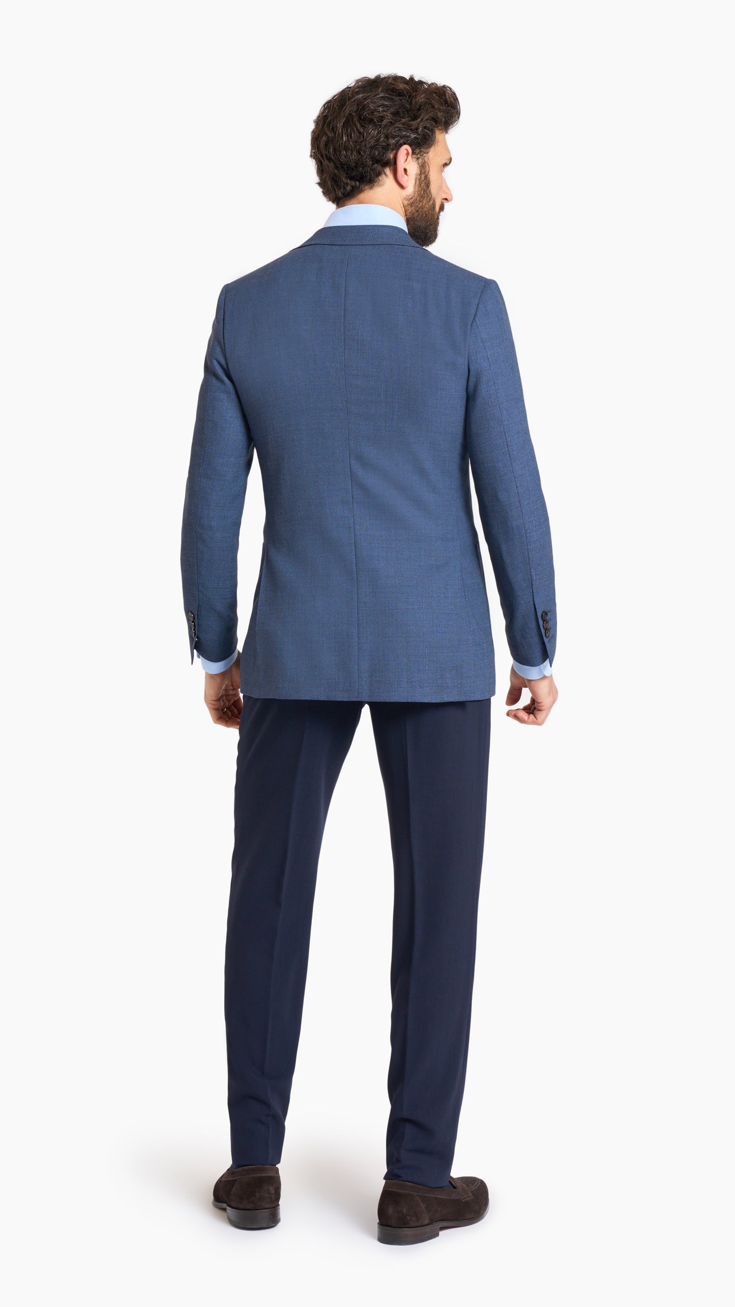 Loro Piana Light Blue Custom Jacket