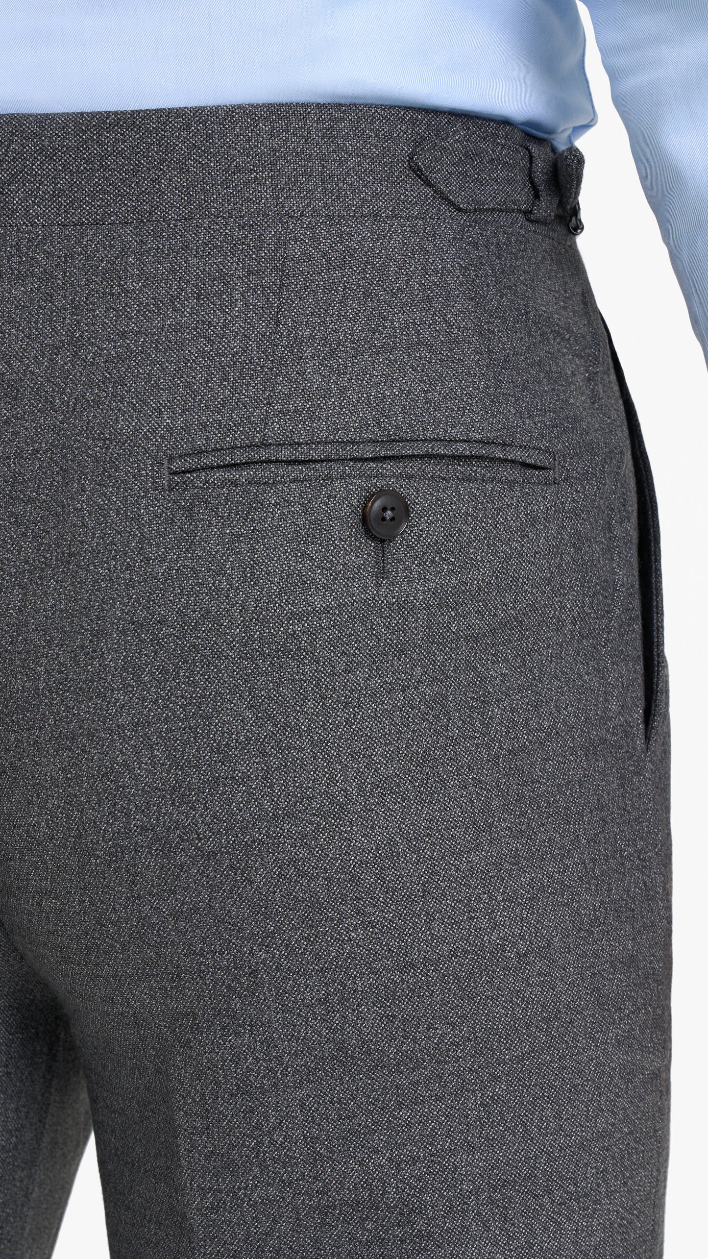 Holland & Sherry Grey Plain Custom Suit