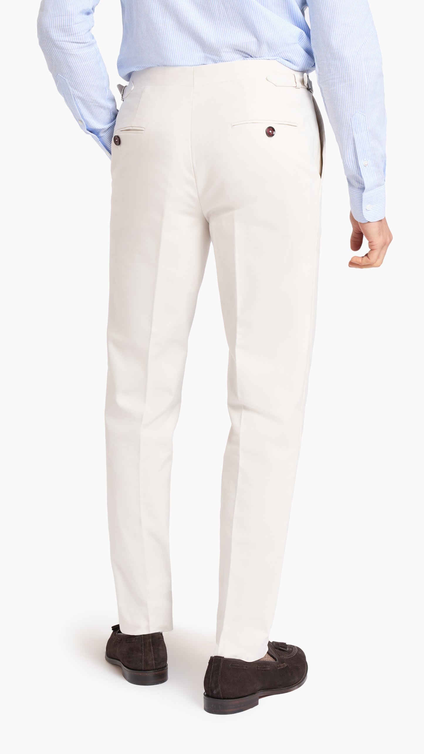 Loro Piana White Custom Suit
