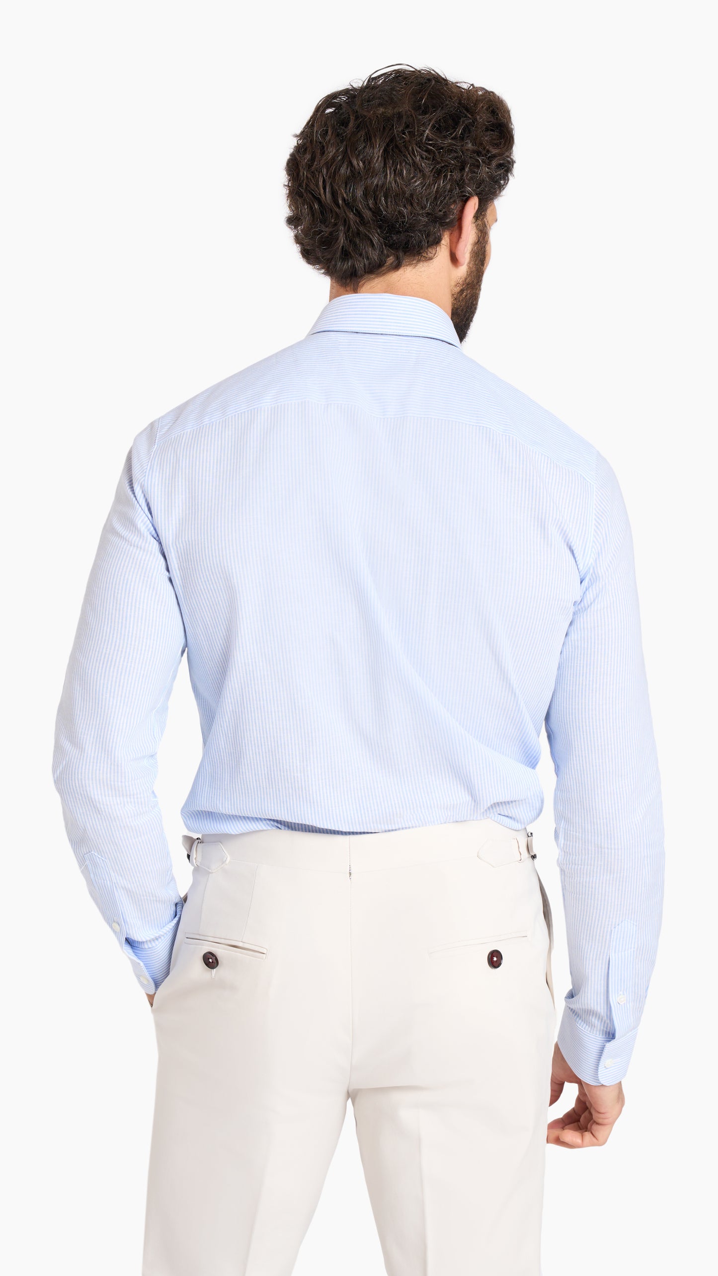 Loro Piana White Custom Trouser