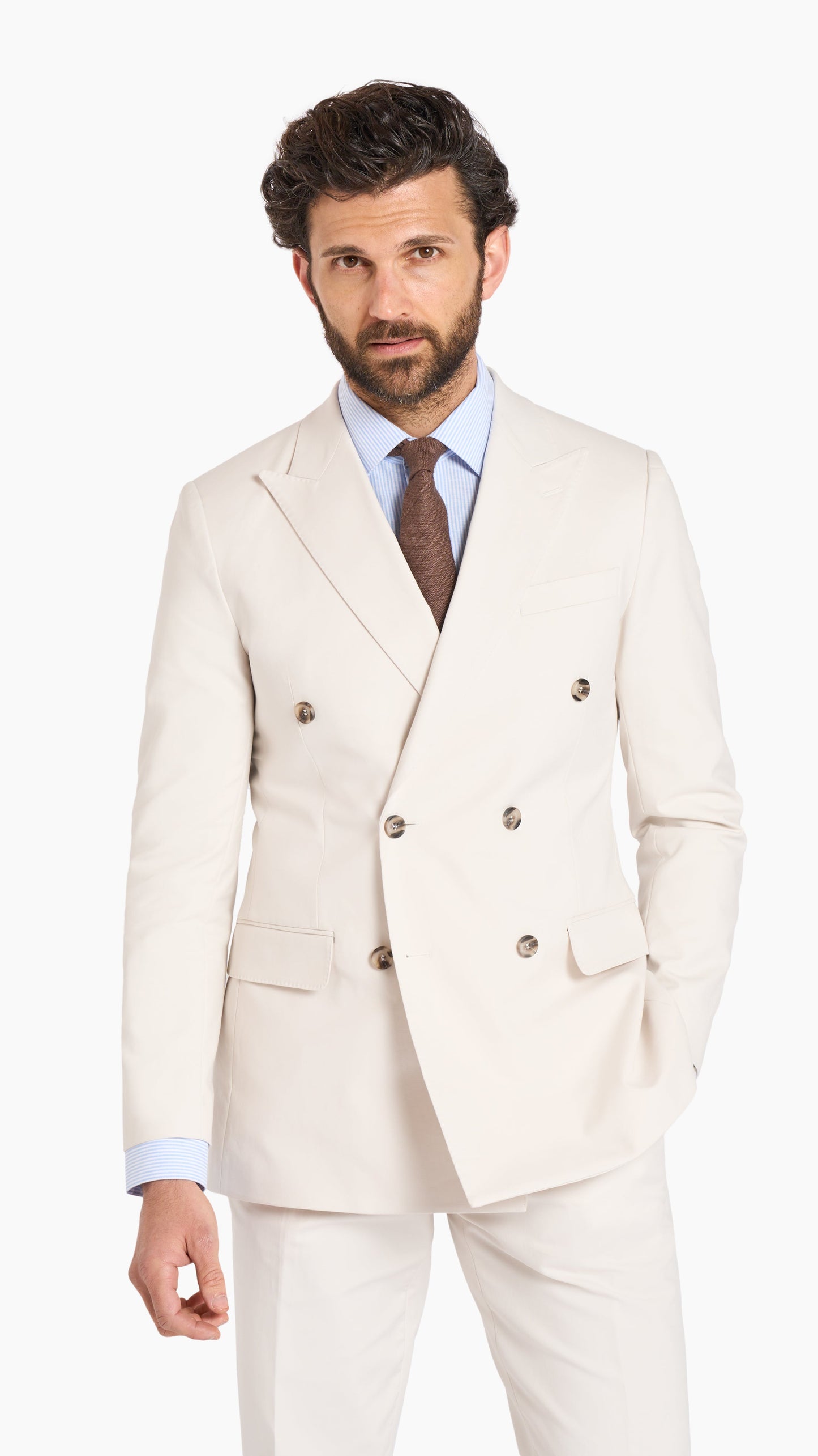 Loro Piana White Custom Jacket