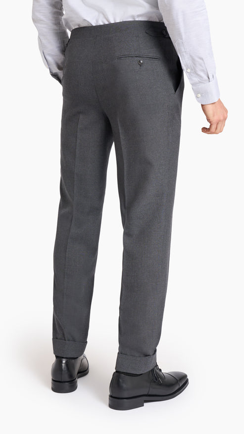 Holland & Sherry Charcoal Wool Custom Suit