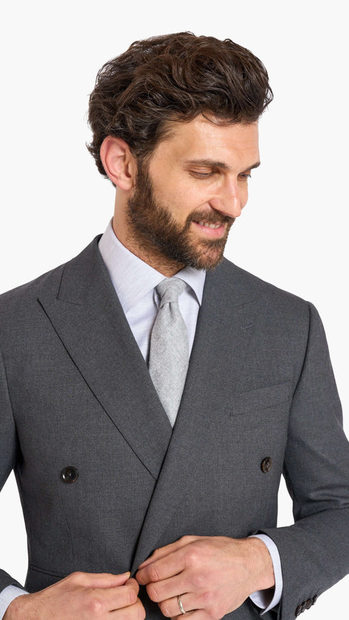 Holland & Sherry Charcoal Wool Custom Jacket