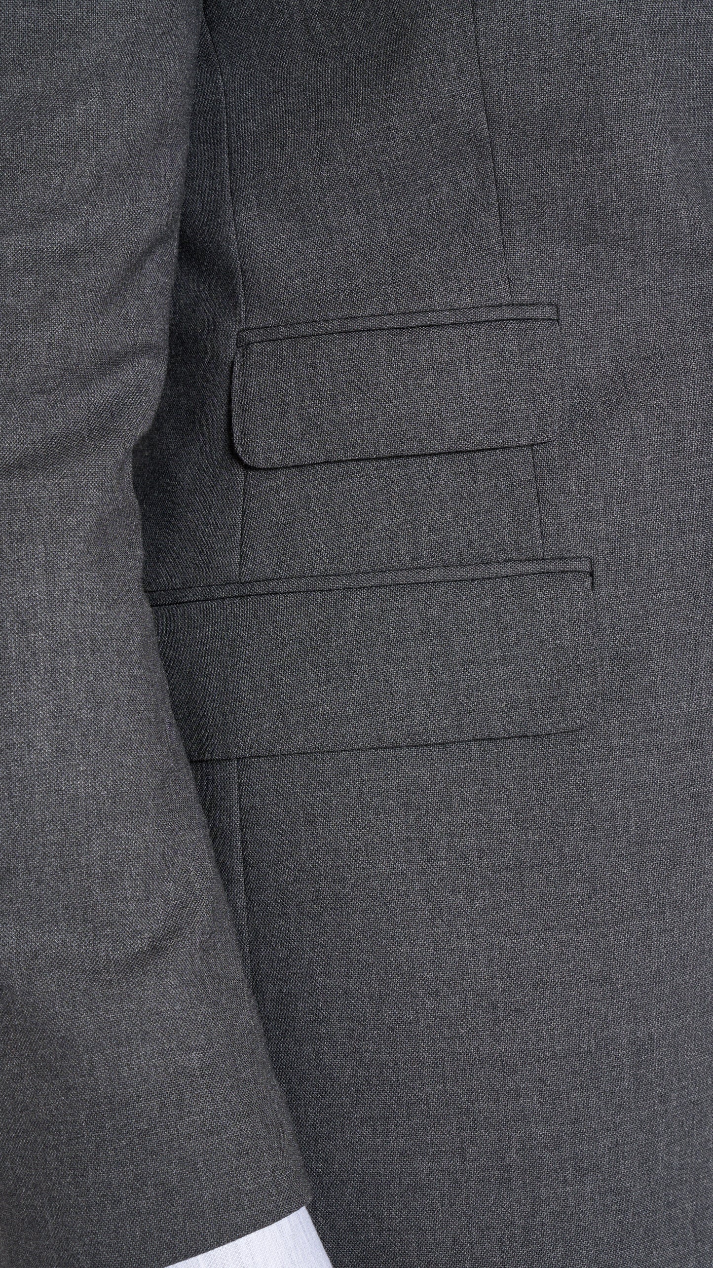 Holland & Sherry Charcoal Wool Custom Suit