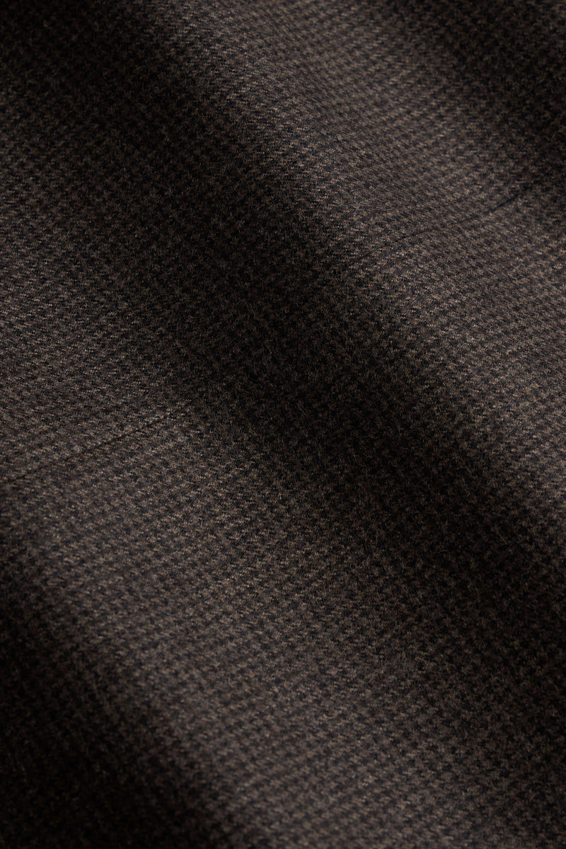 Holland & Sherry Brown Houndstooth Custom Jacket