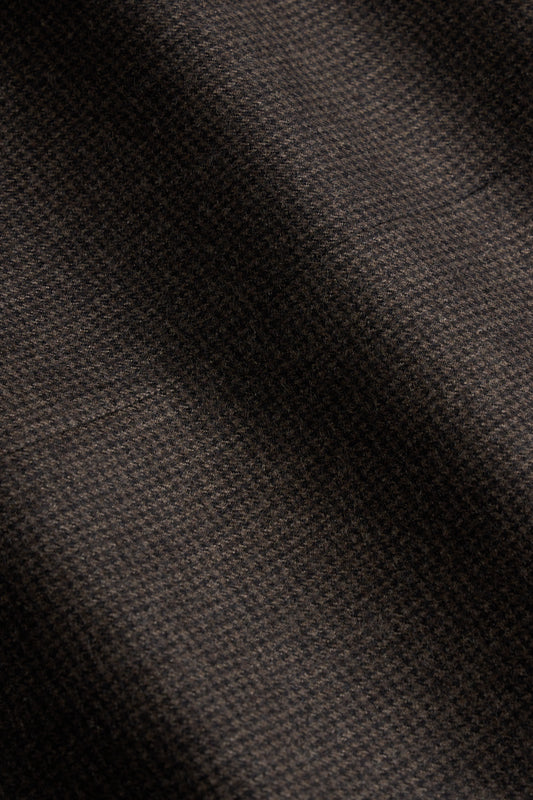Holland & Sherry Brown Houndstooth Custom Jacket