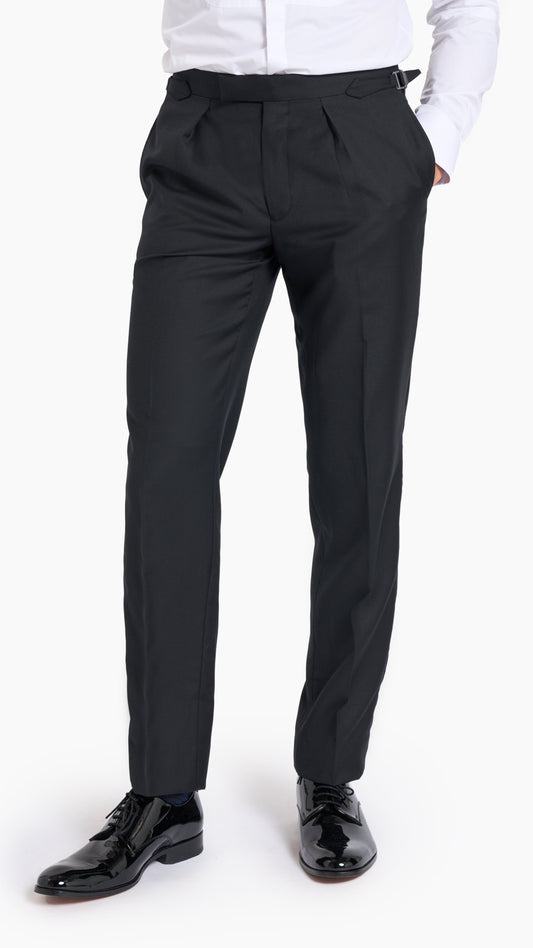 ES Essentials Black Custom Tuxedo Trouser