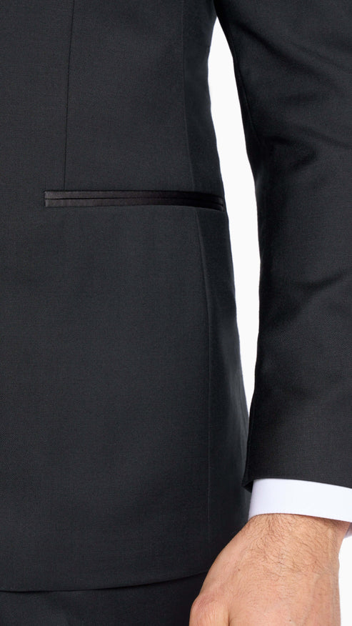 ES Essentials Black Custom Tuxedo Jacket