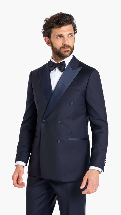 ES Essentials Midnight Blue Custom Tuxedo Suit Edit Suits