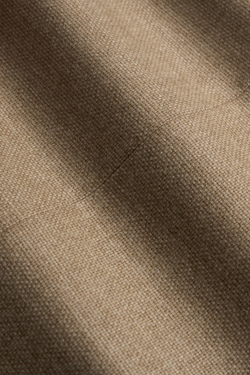 Dormeuil Beige Cashmere Blend Plain Custom Jacket