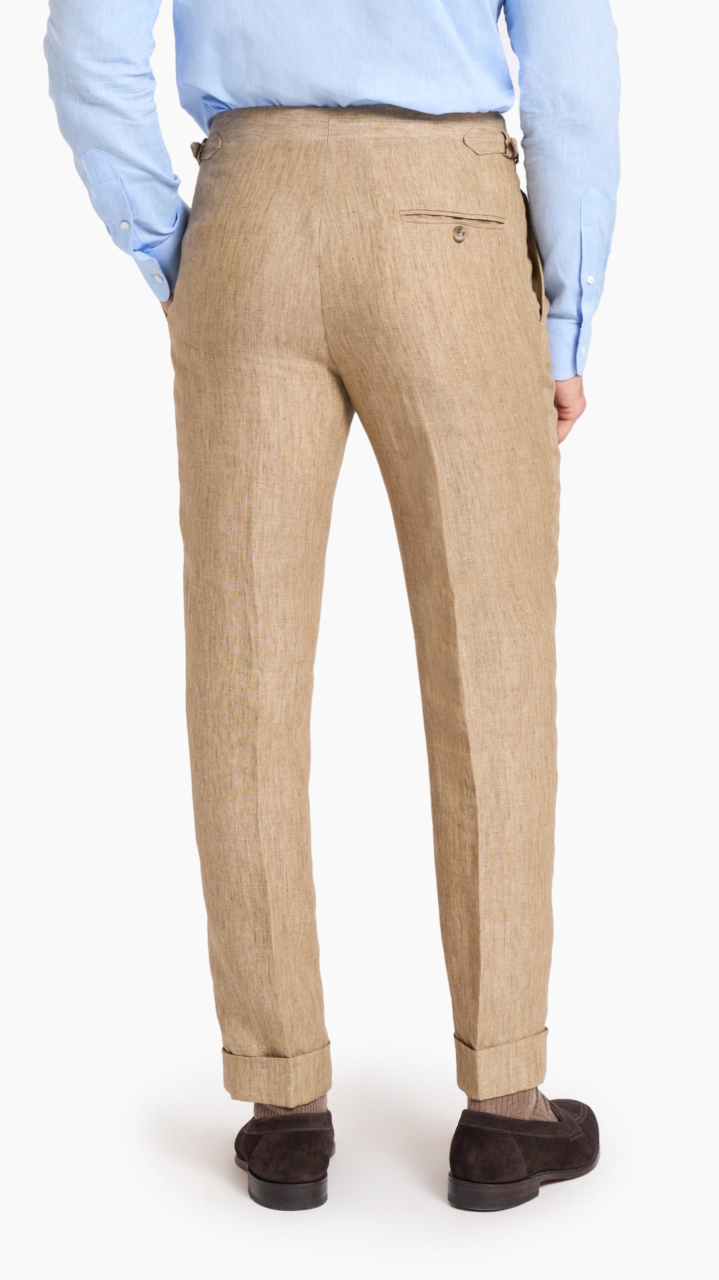Scabal Light Brown Custom Trouser
