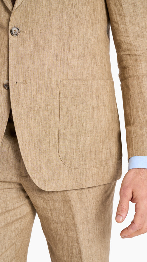Scabal Light Brown Custom Suit