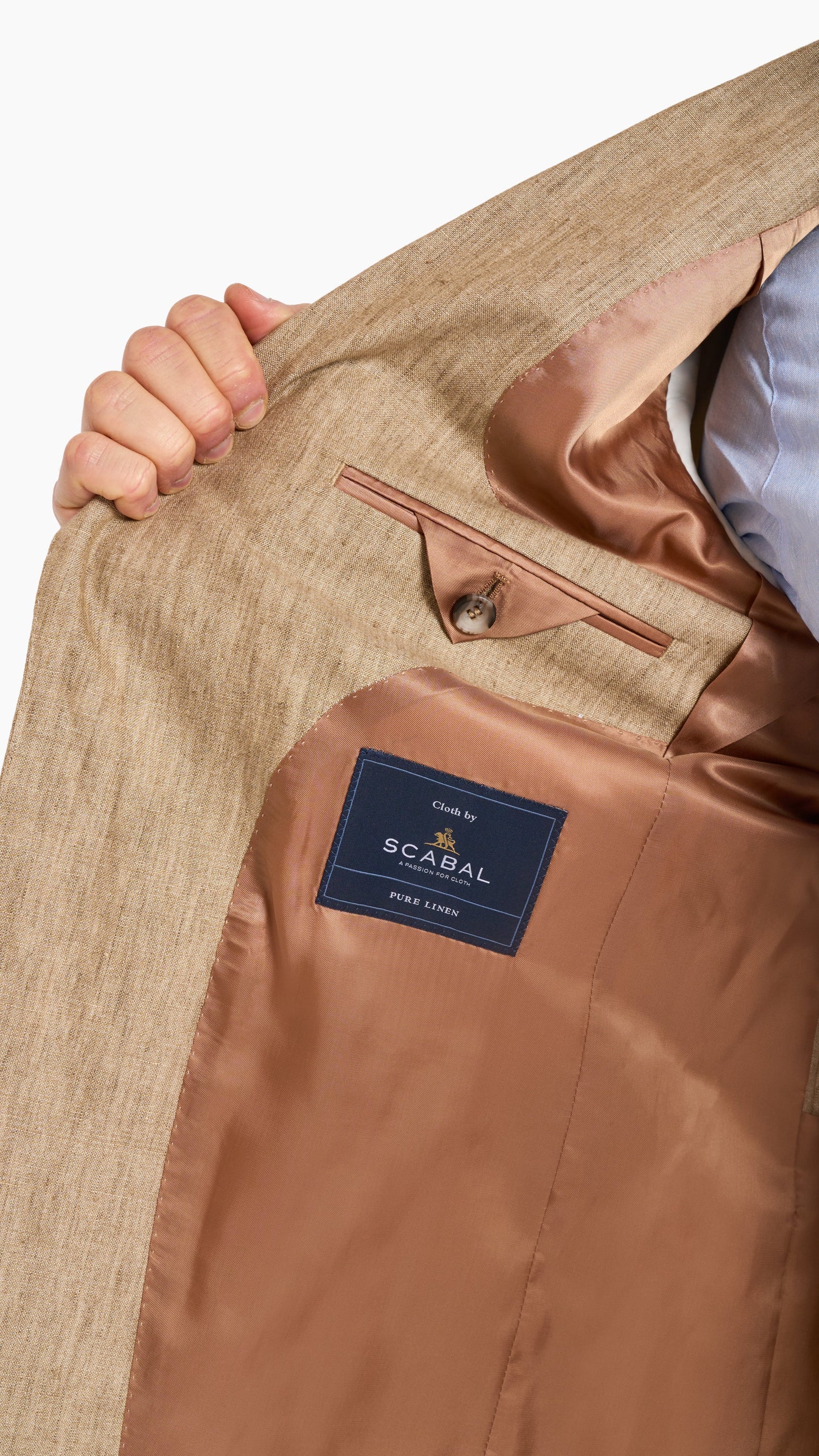 Scabal Light Brown Custom Jacket