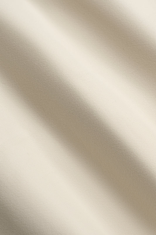 Loro Piana Cream Cotton Plain Custom Trouser