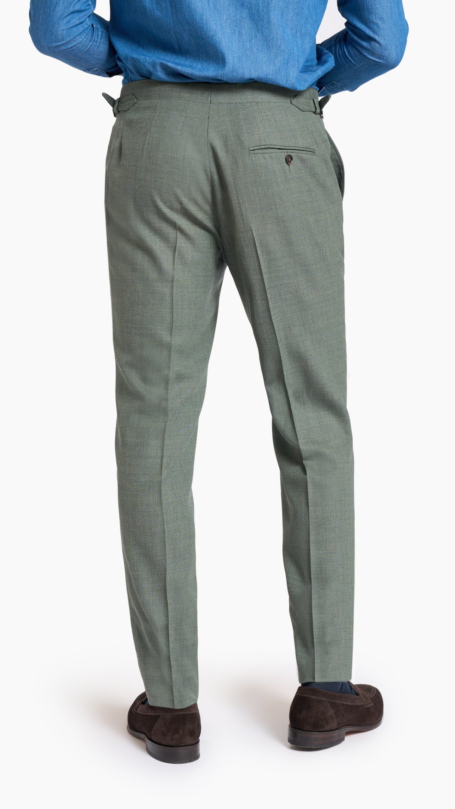 Loro Piana Sage Green Custom Suit