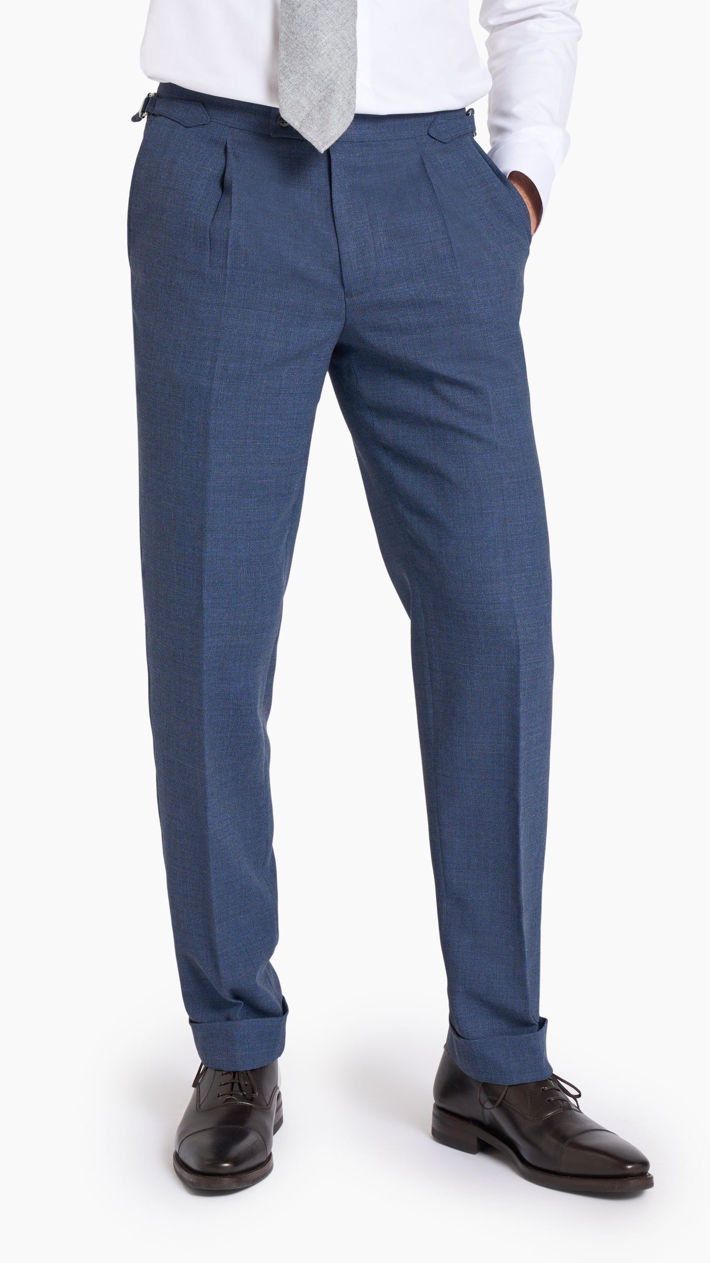 Loro Piana Light Blue Custom Suit