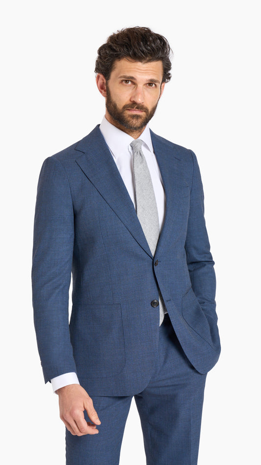 Loro Piana Light Blue Custom Suit