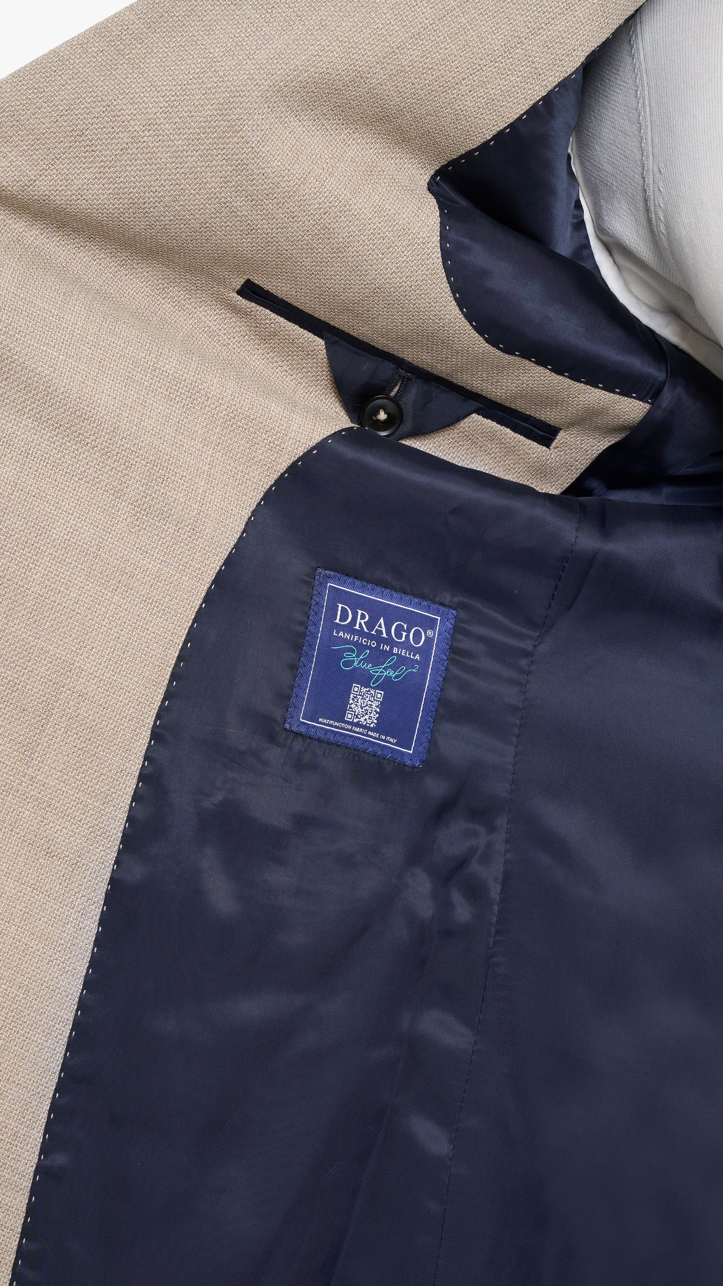 Cream Basketweave Custom Jacket