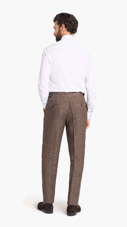Scabal Brown Custom Suit