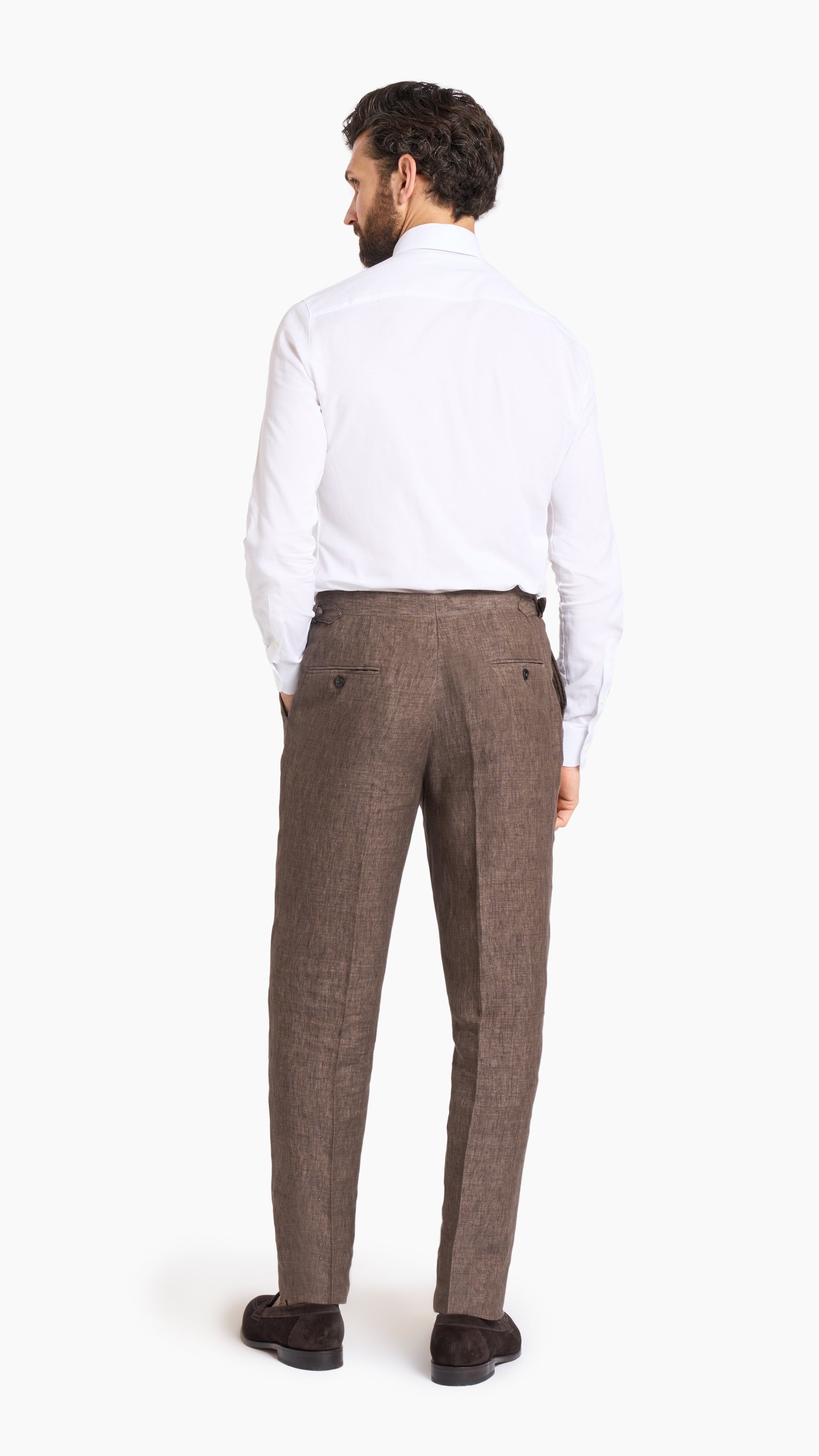 Scabal Brown Custom Suit
