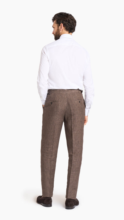 Scabal Brown Custom Suit