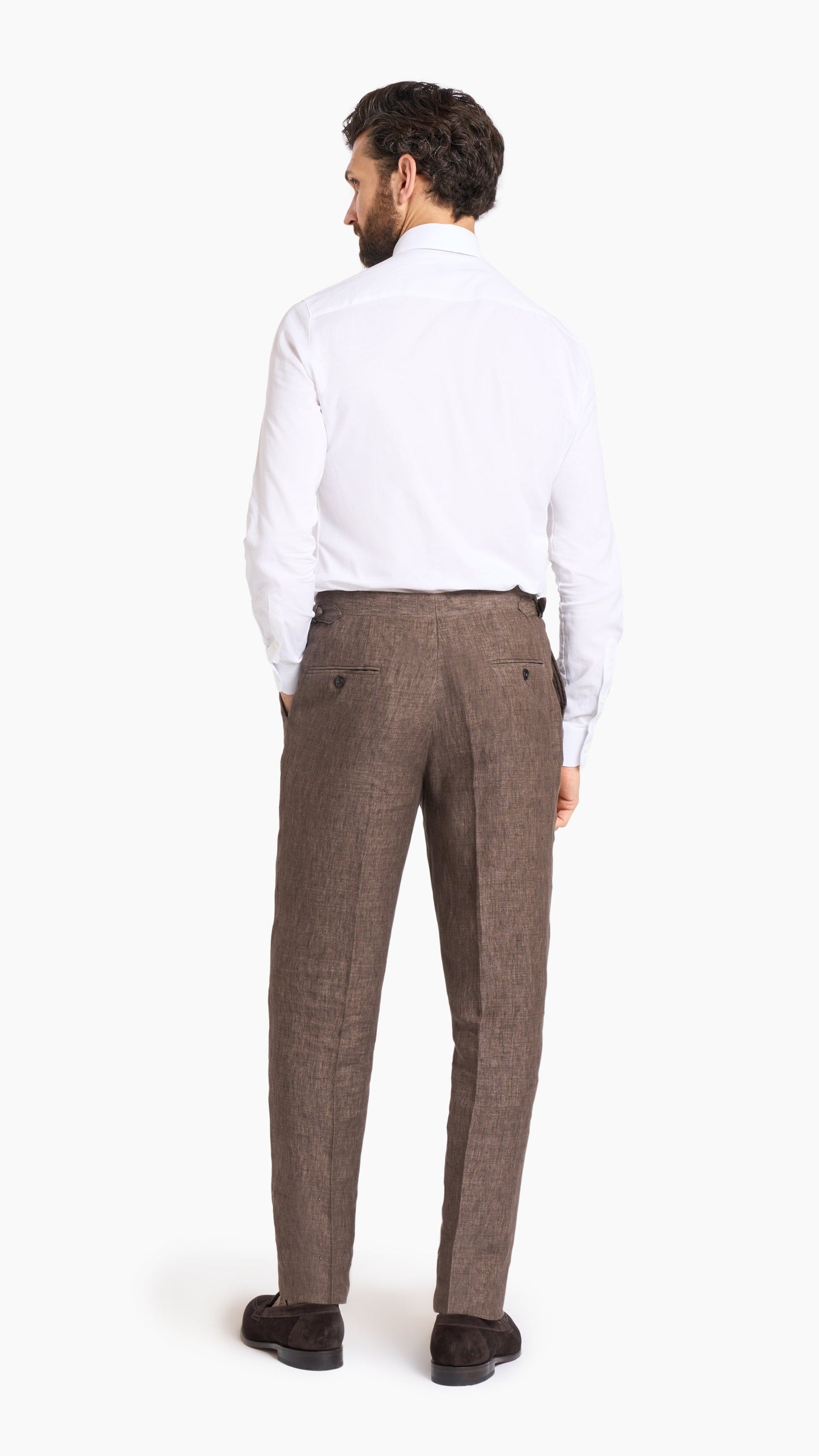 Scabal Brown Custom Trouser